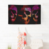 Horror Movie Concept Background met Halloween Spandoek (Insitu)