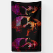 Horror Movie Concept Background met Halloween Spandoek (Verticaal)
