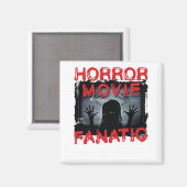 Horror Movie Fanatic Scary Films Magneet (Voorkant / Achterkant)