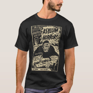 Horror Movie Monster  Halloween Asylum van H T-shirt