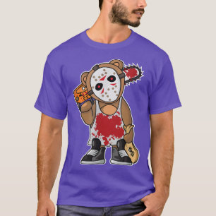 Horror Movie Monster Lazy Halloween Costume Funny T-shirt