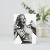 Horror Movie Screamer Briefkaart (Staand voorkant)