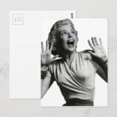 Horror Movie Screamer Briefkaart (Voorkant / Achterkant)