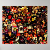 Horror Movies Collage Poster (Voorkant)