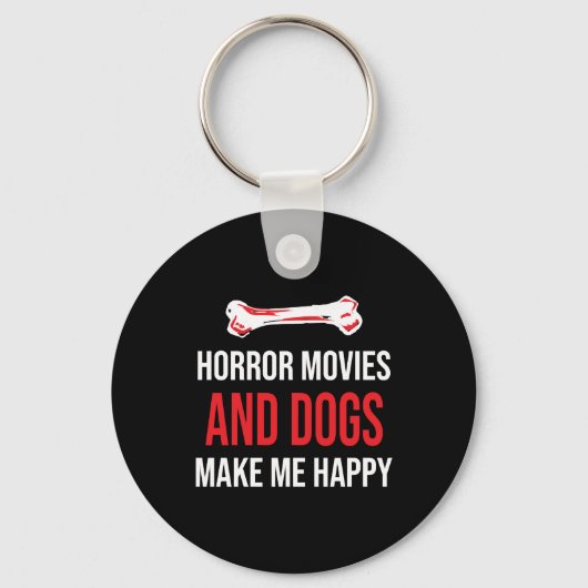 Horror Movies Dogs Sleutelhanger (Voorkant)