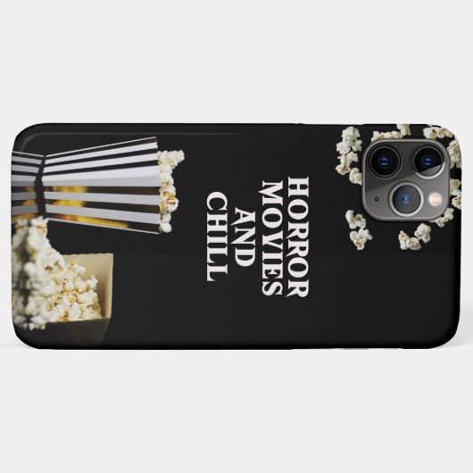 Horror Movies en Chill | Gothic iPhone/iPad case (Achterkant (horizontaal))