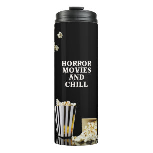 Horror Movies en Chill   Gothic Thermal Tumbler Thermosbeker