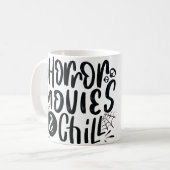 Horror Movies en Chill Koffiemok (Voorkant links)