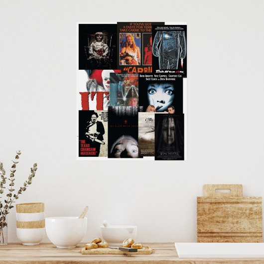 Horror Movies Poster (Keuken)