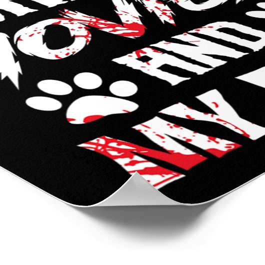 Horror movies Scary Film laat halloween ventilator Poster (Hoek)