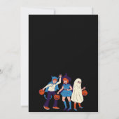  horror mummie met kinder Halloween Kaart (Achterkant)