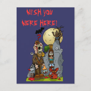 Horror Mural Briefkaart