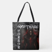 Horror Nachtmerrie Gotisch Tote Bag (Voorkant)