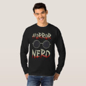 Horror Nerd Halloween Costume T-shirt (Voorkant volledig)
