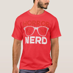 Horror Nerd-ontwerp voor een Horrorfilm-familie T-shirt