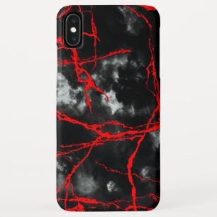 Horror Night Goth - Zwart en Wit,Rood Case-Mate iPhone Case