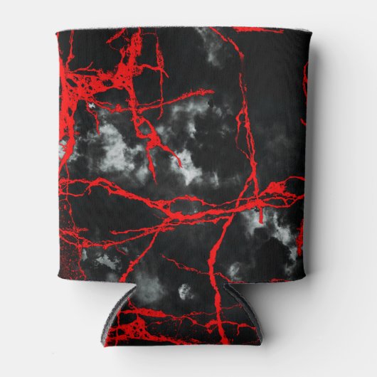 Horror Night Gothic - zwart-wit, rood Blikjeskoeler (Voorkant)