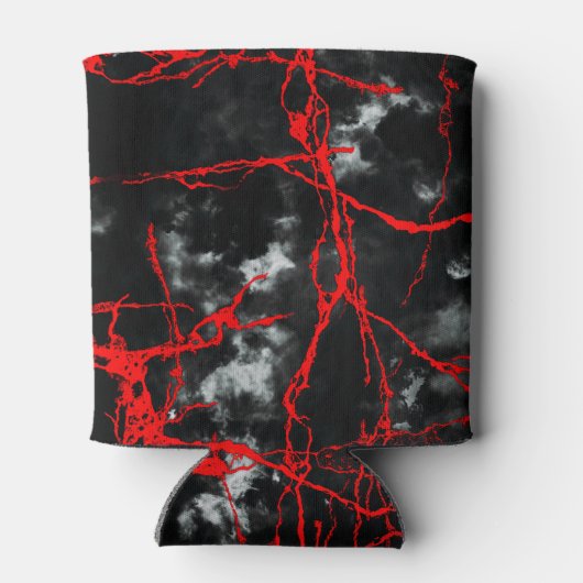 Horror Night Gothic - zwart-wit, rood Blikjeskoeler (Achterkant)