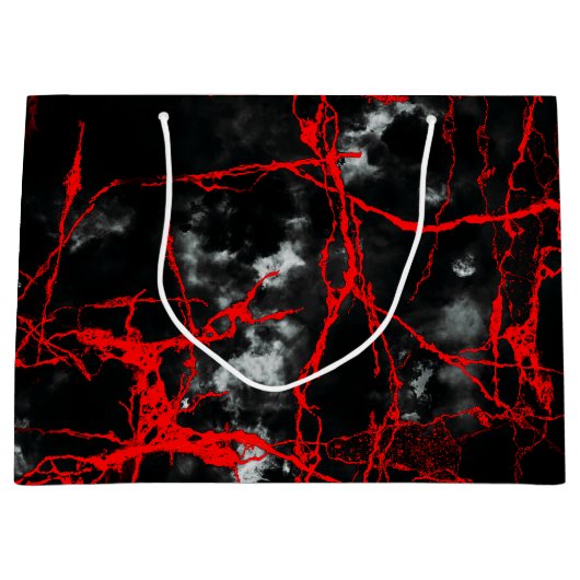 Horror Night Gothic - zwart-wit, rood Groot Cadeauzakje (Voorkant)