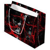 Horror Night Gothic - zwart-wit, rood Groot Cadeauzakje (Voorkant Gekanteld)