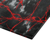 Horror Night Gothic - zwart-wit, rood Snijplank (Hoek)