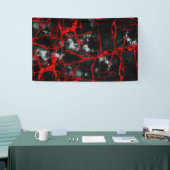Horror Night Gothic - zwart-wit, rood Spandoek (Beurs)