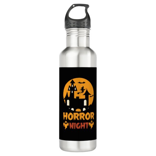 Horror Night Halloween Waterfles (Voorkant)