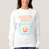 Horror Night Neon Halloween Kleding unisex Trui (Voorkant)