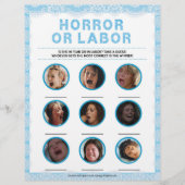 Horror of Labour [Luxe Lace [blauw]] Briefhoofd (Voorkant)