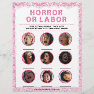 Horror of Labour [Luxe Lace [Roze]] Briefhoofd
