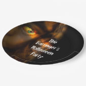 Horror Party Time Halloween Papieren Bordje (Gekanteld)