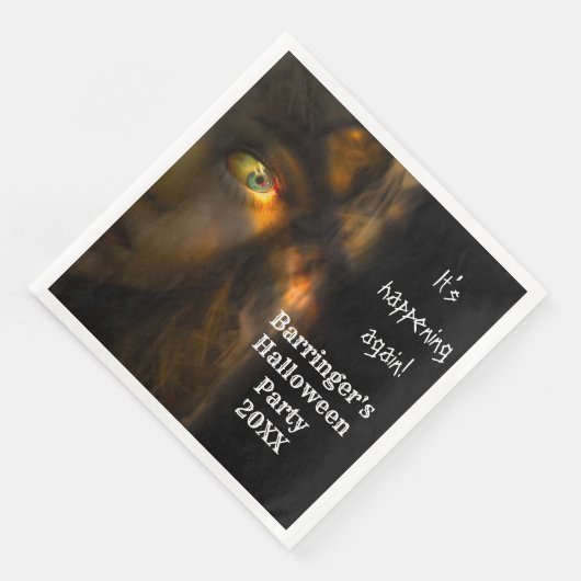 Horror Party Time Halloween Servet (Hoek)