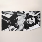  Horror Pin-up Badhanddoek (Badhanddoek)