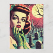  Horror Pin Up Briefkaart (Voorkant)
