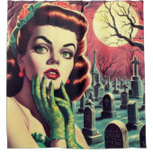  Horror Pin Up Douchegordijn (Voorkant)