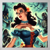  Horror Pin-up Poster (Voorkant)