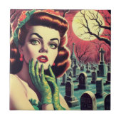  Horror Pin Up Tegeltje (Voorkant)