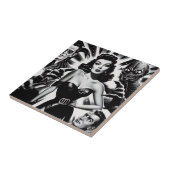  Horror Pin-up Tegeltje (Zijkant)