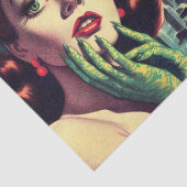  Horror Pin Up Tissuepapier (Detail)