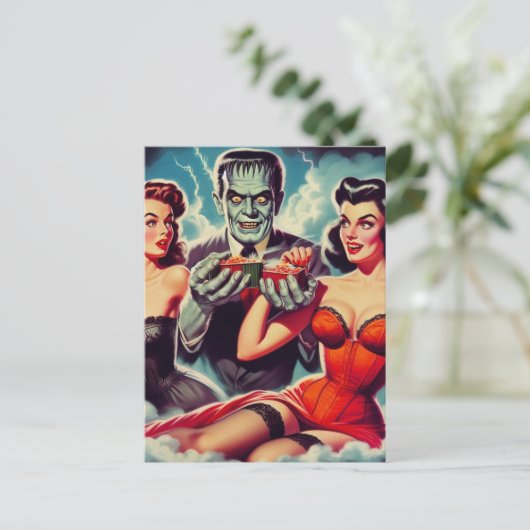  Horror Pin-ups Briefkaart (Staand voorkant)