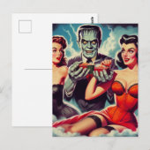  Horror Pin-ups Briefkaart (Voorkant / Achterkant)