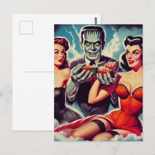  Horror Pin-ups Briefkaart (Voorkant / Achterkant)