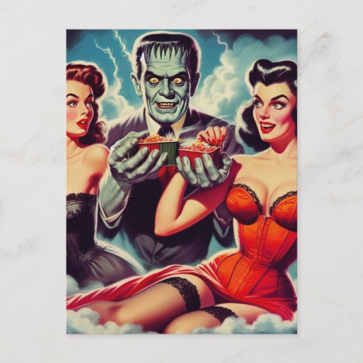  Horror Pin-ups Briefkaart (Voorkant)