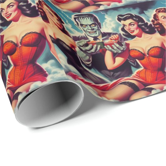  Horror Pin-ups Cadeaupapier (Rol Hoek)