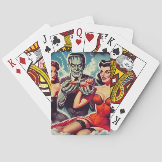  Horror Pin-ups Pokerkaarten (Achterkant)
