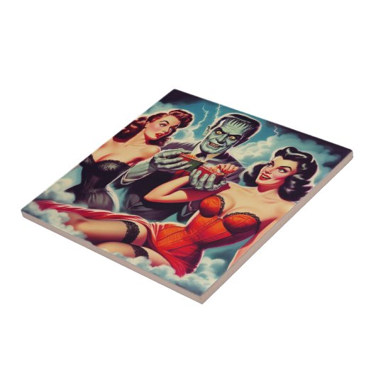  Horror Pin-ups Tegeltje (Zijkant)