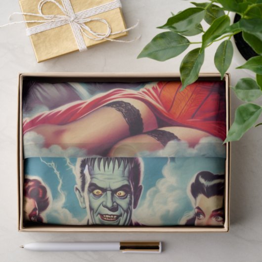  Horror Pin-ups Tissuepapier (Geschenk)