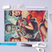  Horror Pin-ups Tissuepapier (Craft)