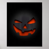 Horror Pumpkin Halloween Y, Funny Gift  Poster (Voorkant)