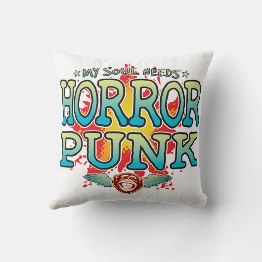 Horror Punk Soul Cushion Kussen (Achterkant)